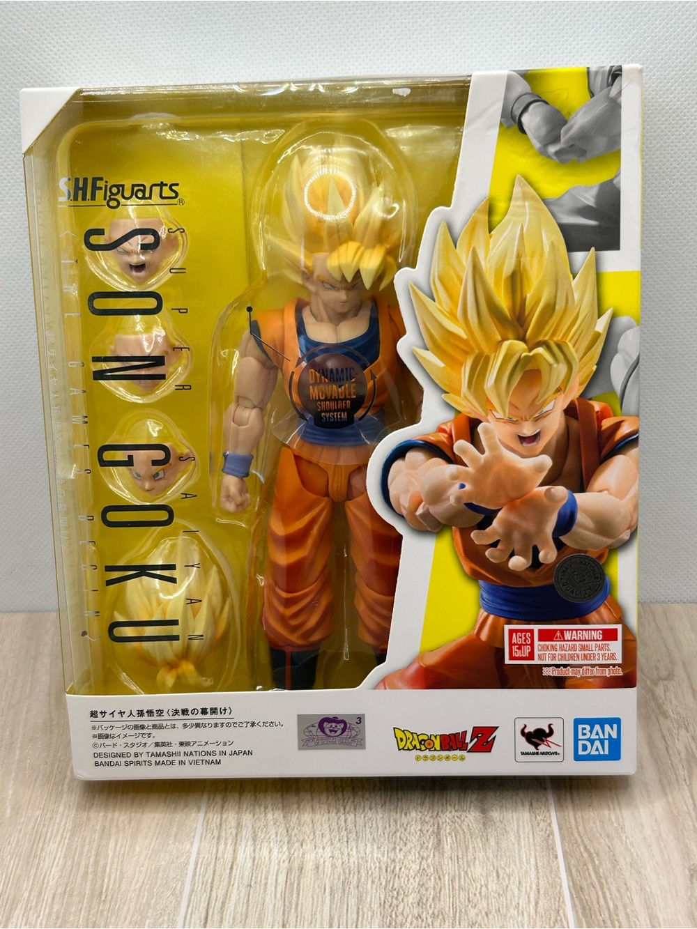 BANDAI SPIRITS S.H.Figuarts Super Saiyan Son Goku DRAGON BALL Z The Games Begin